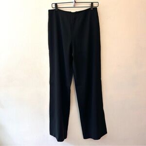 Vintage Armani Collezioni 100% virgin wool black dress pants size 12